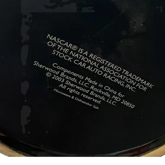 NASCAR Large Ceramic Beer Mug 5.5” X 3.25” - Picture 5 of 5